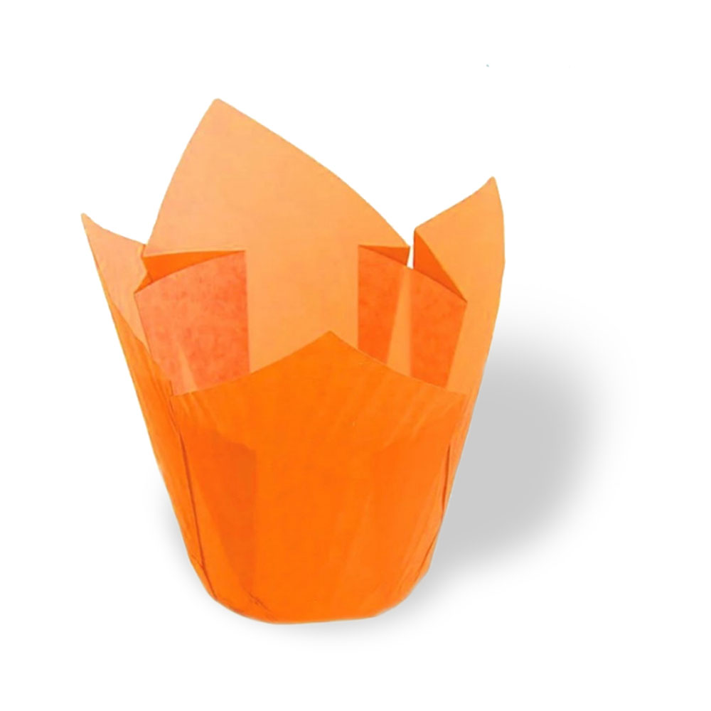 купить Форма  "Экопак" 715050PAR форма для выпечки Тюльпан 150/50 (16х200шт)оранж.