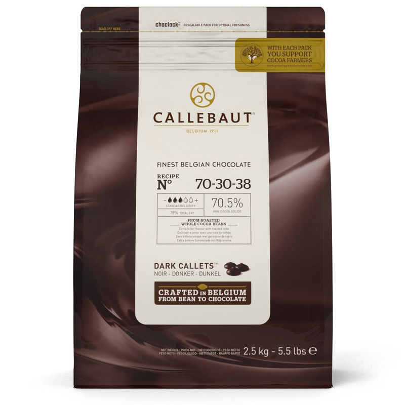 купить Шоколад горький Callebaut 70% 70-30-38-RT-U71 8*2,5кг 
