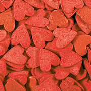 купить Декоративные посыпки "Сердечки красные большие"  0,75кг 16076  в интернет-магазине