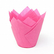 купить Форма  "Экопак" 715050PPR_R форма для выпечки Тюльпан 150/50 (16х200шт)розовый  в интернет-магазине